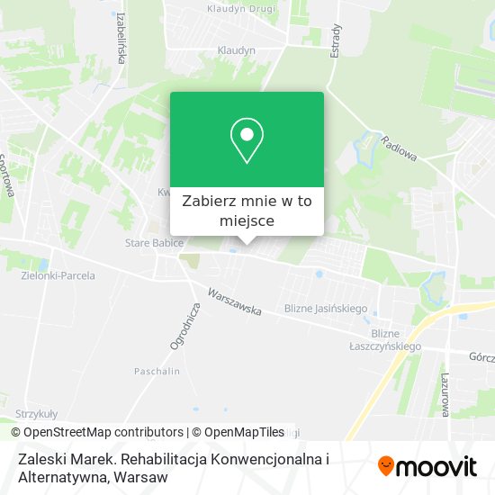 Mapa Zaleski Marek. Rehabilitacja Konwencjonalna i Alternatywna