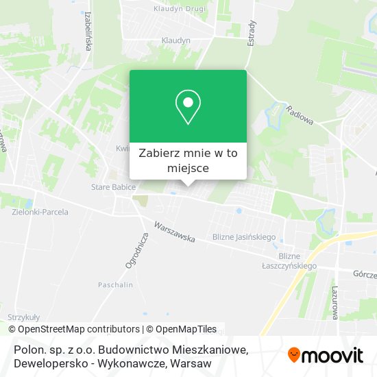 Mapa Polon. sp. z o.o. Budownictwo Mieszkaniowe, Dewelopersko - Wykonawcze