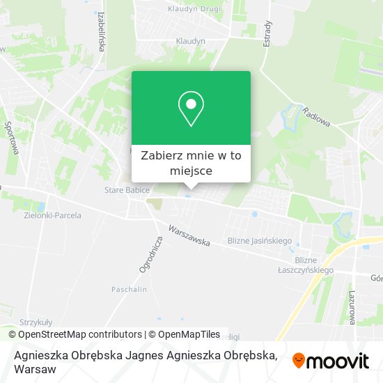 Mapa Agnieszka Obrębska Jagnes Agnieszka Obrębska