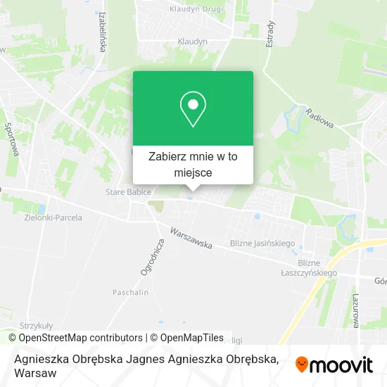 Mapa Agnieszka Obrębska Jagnes Agnieszka Obrębska