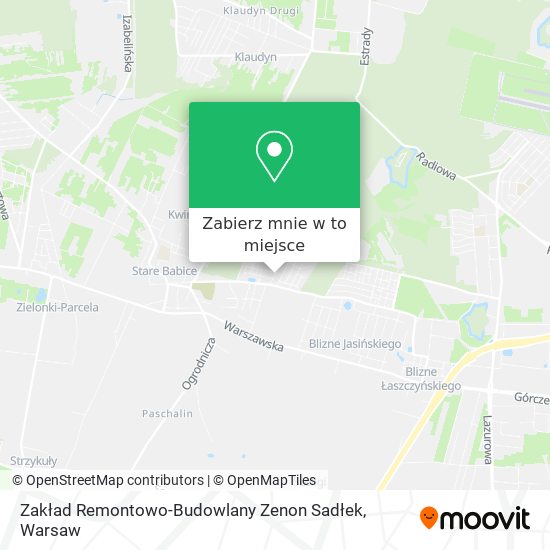 Mapa Zakład Remontowo-Budowlany Zenon Sadłek