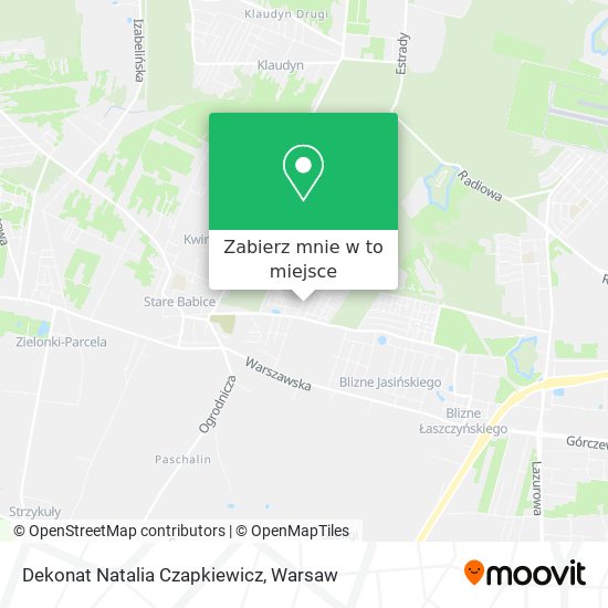 Mapa Dekonat Natalia Czapkiewicz