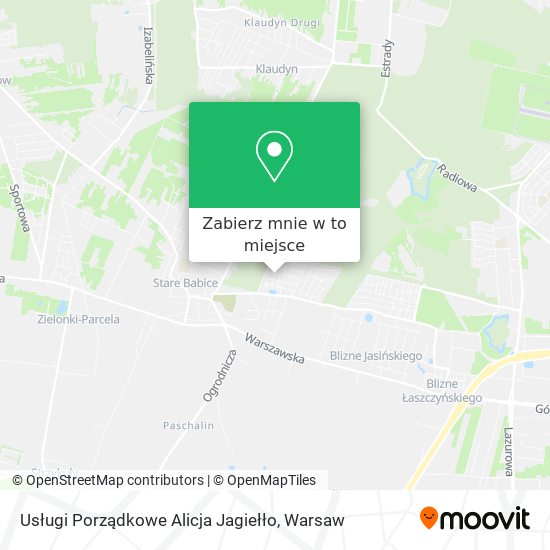 Mapa Usługi Porządkowe Alicja Jagiełło