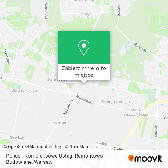 Mapa Polius - Kompleksowe Usługi Remontowo - Budowlane