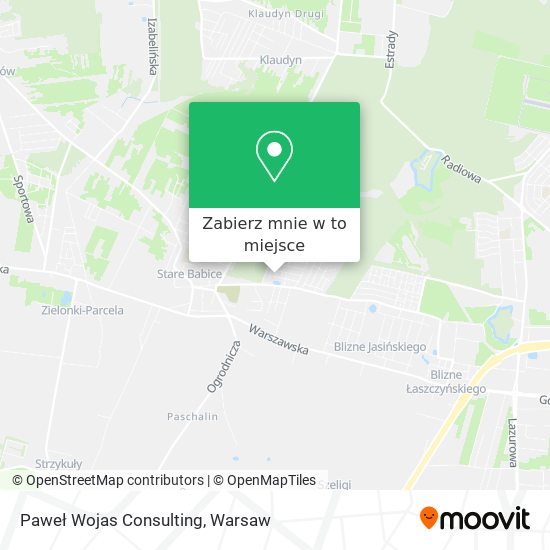 Mapa Paweł Wojas Consulting