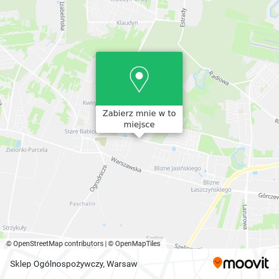 Mapa Sklep Ogólnospożywczy