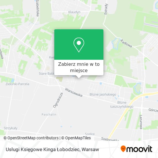 Mapa Usługi Księgowe Kinga Łobodziec