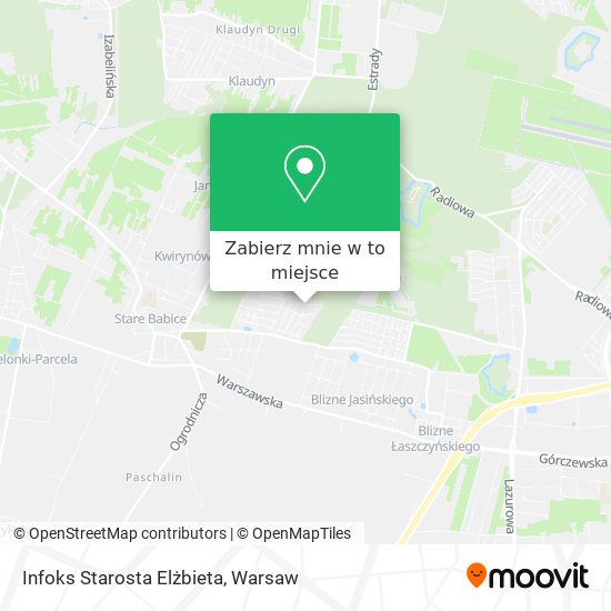 Mapa Infoks Starosta Elżbieta