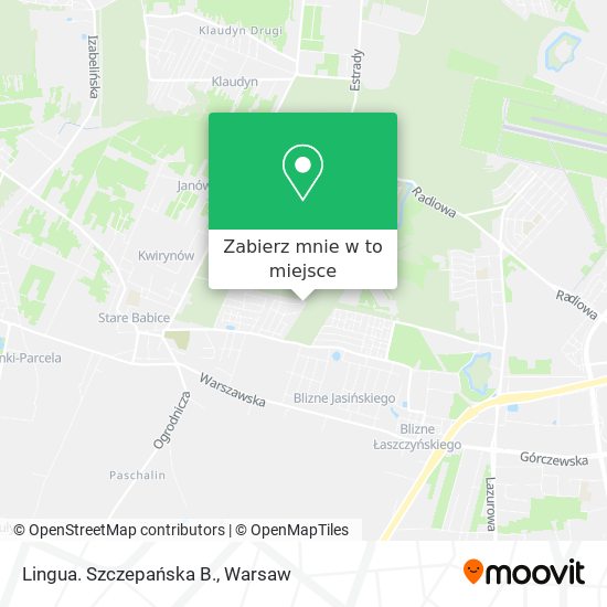 Mapa Lingua. Szczepańska B.