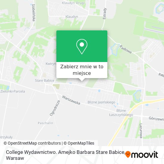 Mapa College Wydawnictwo. Amejko Barbara Stare Babice