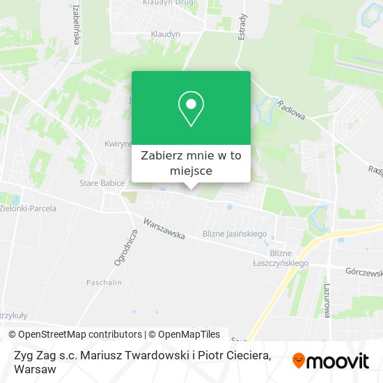 Mapa Zyg Zag s.c. Mariusz Twardowski i Piotr Cieciera