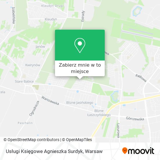 Mapa Usługi Księgowe Agnieszka Surdyk