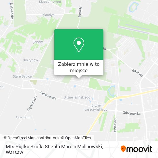 Mapa Mts Piątka Szufla Strzała Marcin Malinowski