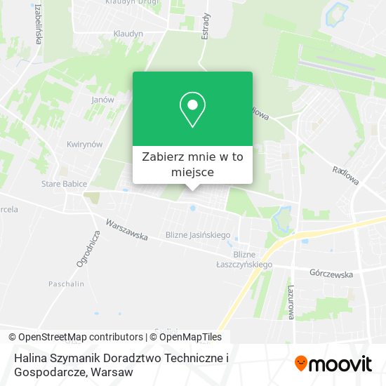 Mapa Halina Szymanik Doradztwo Techniczne i Gospodarcze