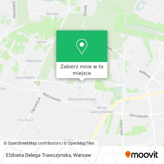 Mapa Elzbieta Delega Trawczynska