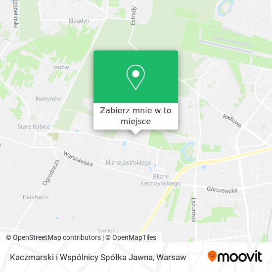 Mapa Kaczmarski i Wspólnicy Spółka Jawna