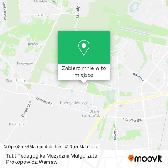 Mapa Takt Pedagogika Muzyczna Małgorzata Prokopowicz