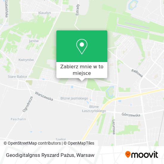 Mapa Geodigitalgnss Ryszard Pażus