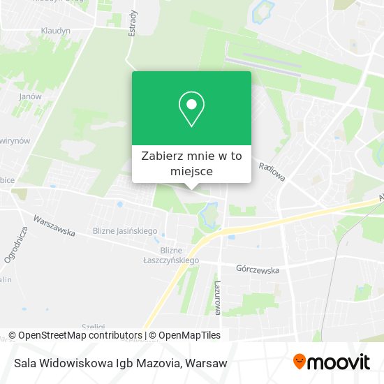 Mapa Sala Widowiskowa Igb Mazovia