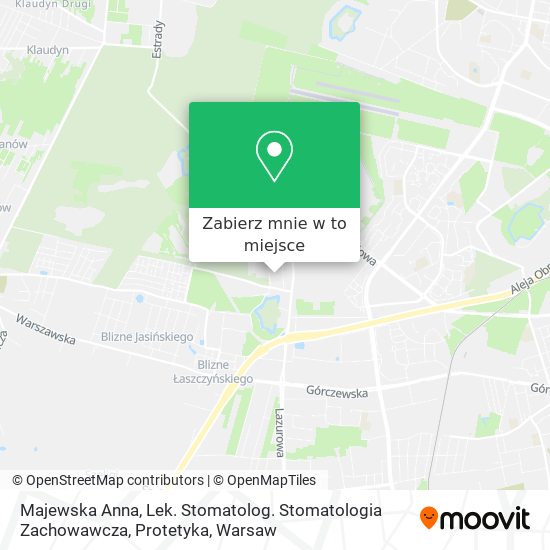 Mapa Majewska Anna, Lek. Stomatolog. Stomatologia Zachowawcza, Protetyka