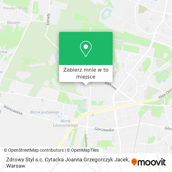 Mapa Zdrowy Styl s.c. Cytacka Joanna Grzegorczyk Jacek