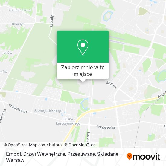 Mapa Empol. Drzwi Wewnętrzne, Przesuwane, Składane