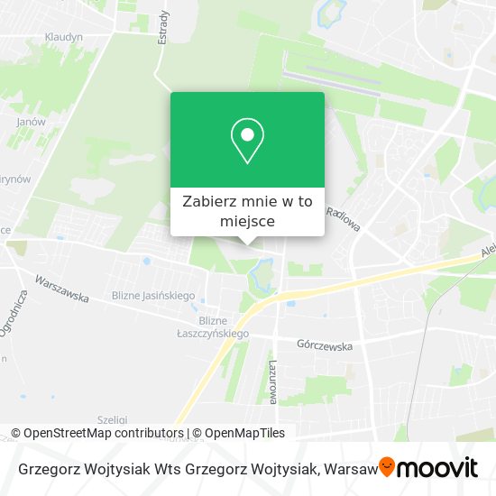 Mapa Grzegorz Wojtysiak Wts Grzegorz Wojtysiak