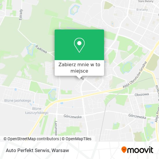 Mapa Auto Perfekt Serwis