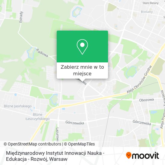 Mapa Międzynarodowy Instytut Innowacji Nauka - Edukacja - Rozwój