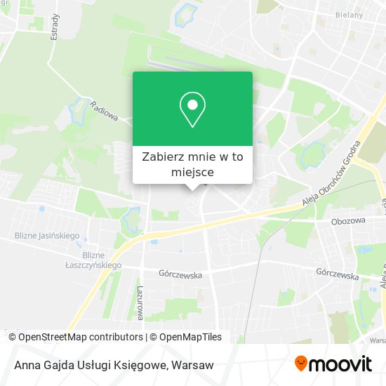 Mapa Anna Gajda Usługi Księgowe