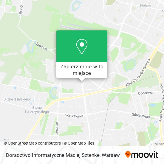 Mapa Doradztwo Informatyczne Maciej Sztenke