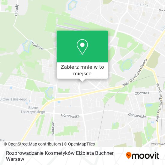 Mapa Rozprowadzanie Kosmetyków Elżbieta Buchner