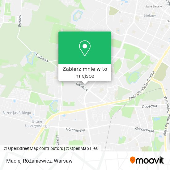 Mapa Maciej Różaniewicz