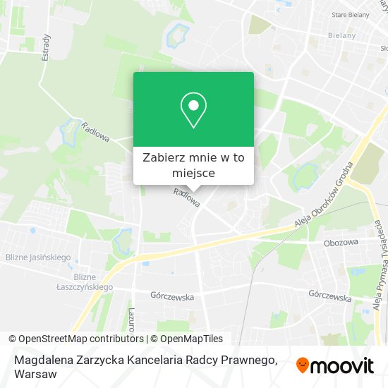 Mapa Magdalena Zarzycka Kancelaria Radcy Prawnego