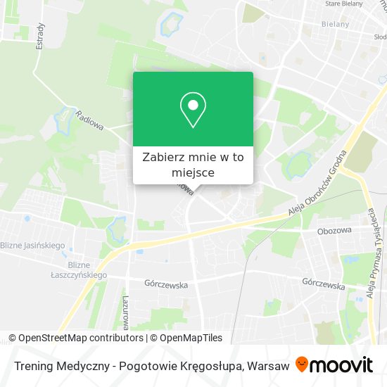 Mapa Trening Medyczny - Pogotowie Kręgosłupa