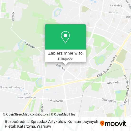 Mapa Bezpośrednia Sprzedaż Artykułów Konsumpcyjnych Piętak Katarzyna