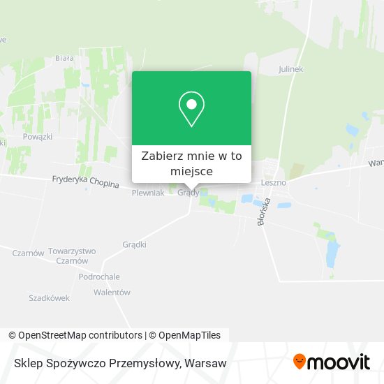 Mapa Sklep Spożywczo Przemysłowy