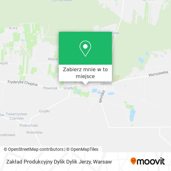 Mapa Zakład Produkcyjny Dylik Dylik Jerzy