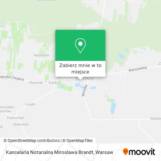 Mapa Kancelaria Notarialna Miroslawa Brandt