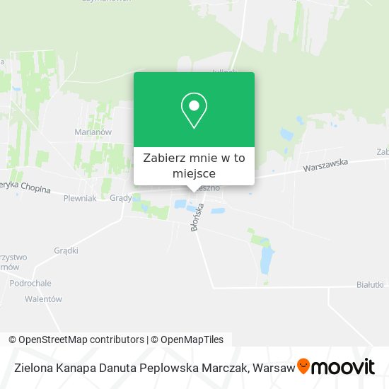 Mapa Zielona Kanapa Danuta Peplowska Marczak