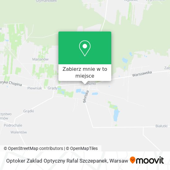 Mapa Optoker Zaklad Optyczny Rafal Szczepanek