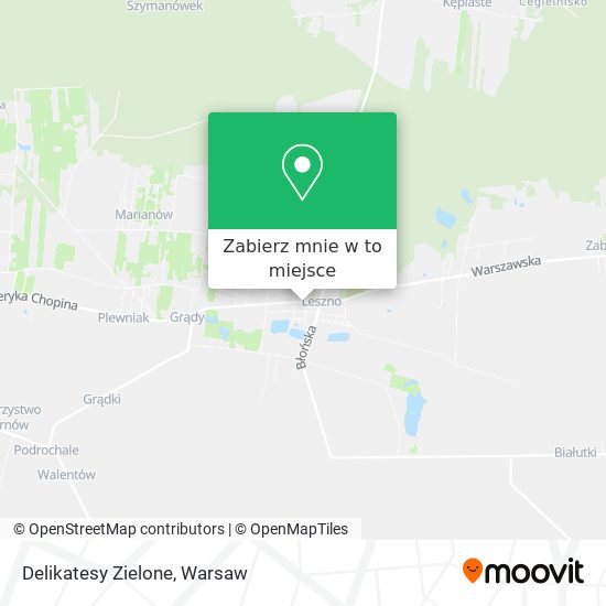 Mapa Delikatesy Zielone