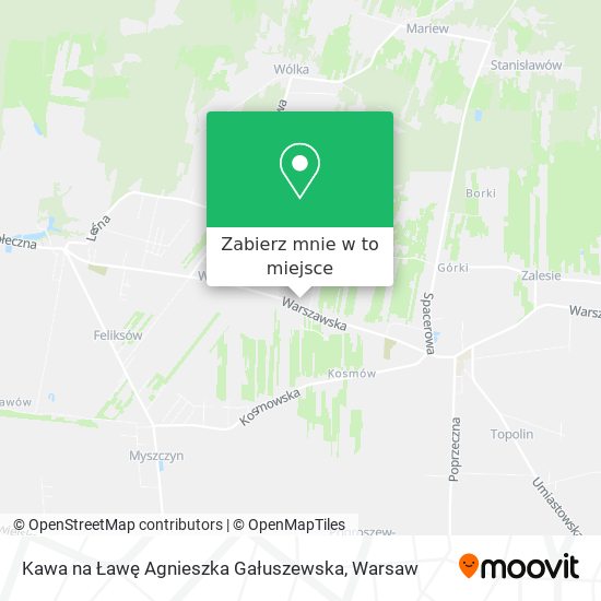 Mapa Kawa na Ławę Agnieszka Gałuszewska