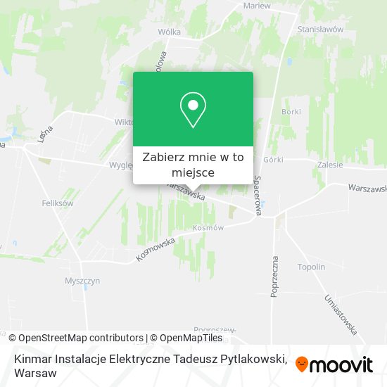 Mapa Kinmar Instalacje Elektryczne Tadeusz Pytlakowski