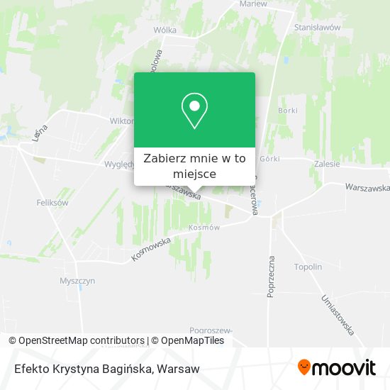 Mapa Efekto Krystyna Bagińska