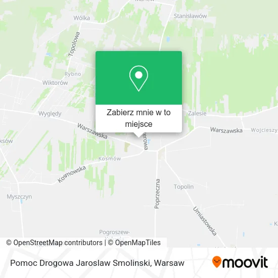 Mapa Pomoc Drogowa Jaroslaw Smolinski