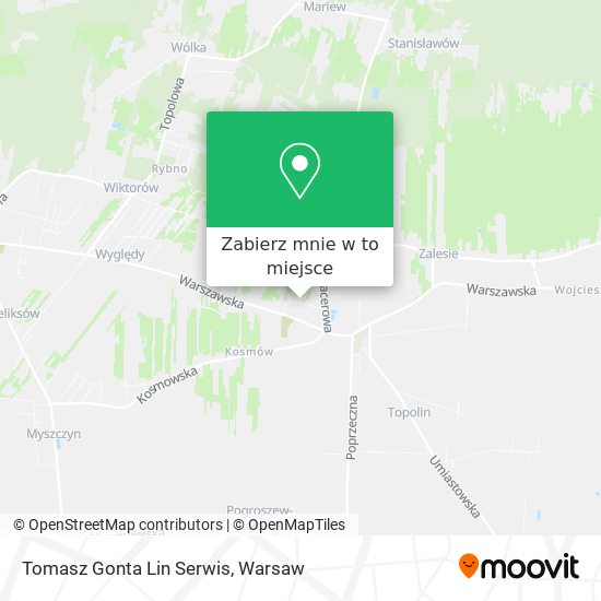 Mapa Tomasz Gonta Lin Serwis