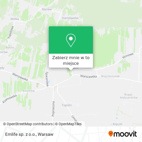 Mapa Emlife sp. z o.o.