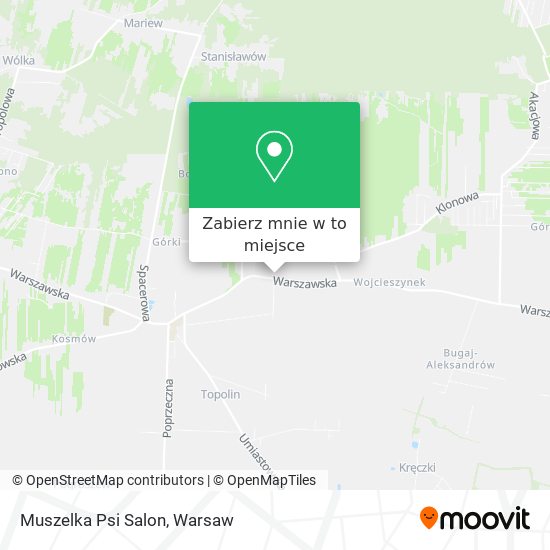 Mapa Muszelka Psi Salon