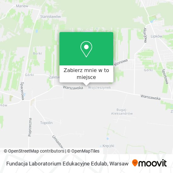 Mapa Fundacja Laboratorium Edukacyjne Edulab